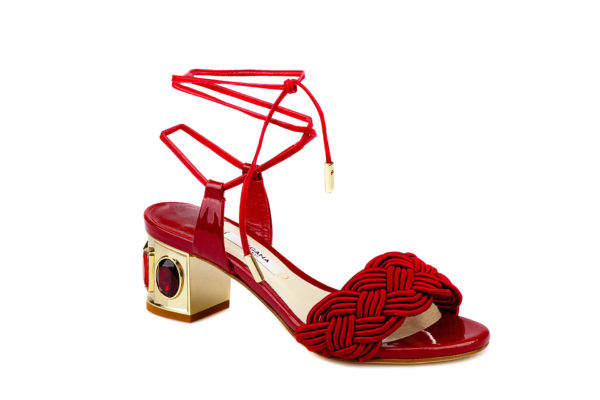 SANDALS JEWE LACE RED